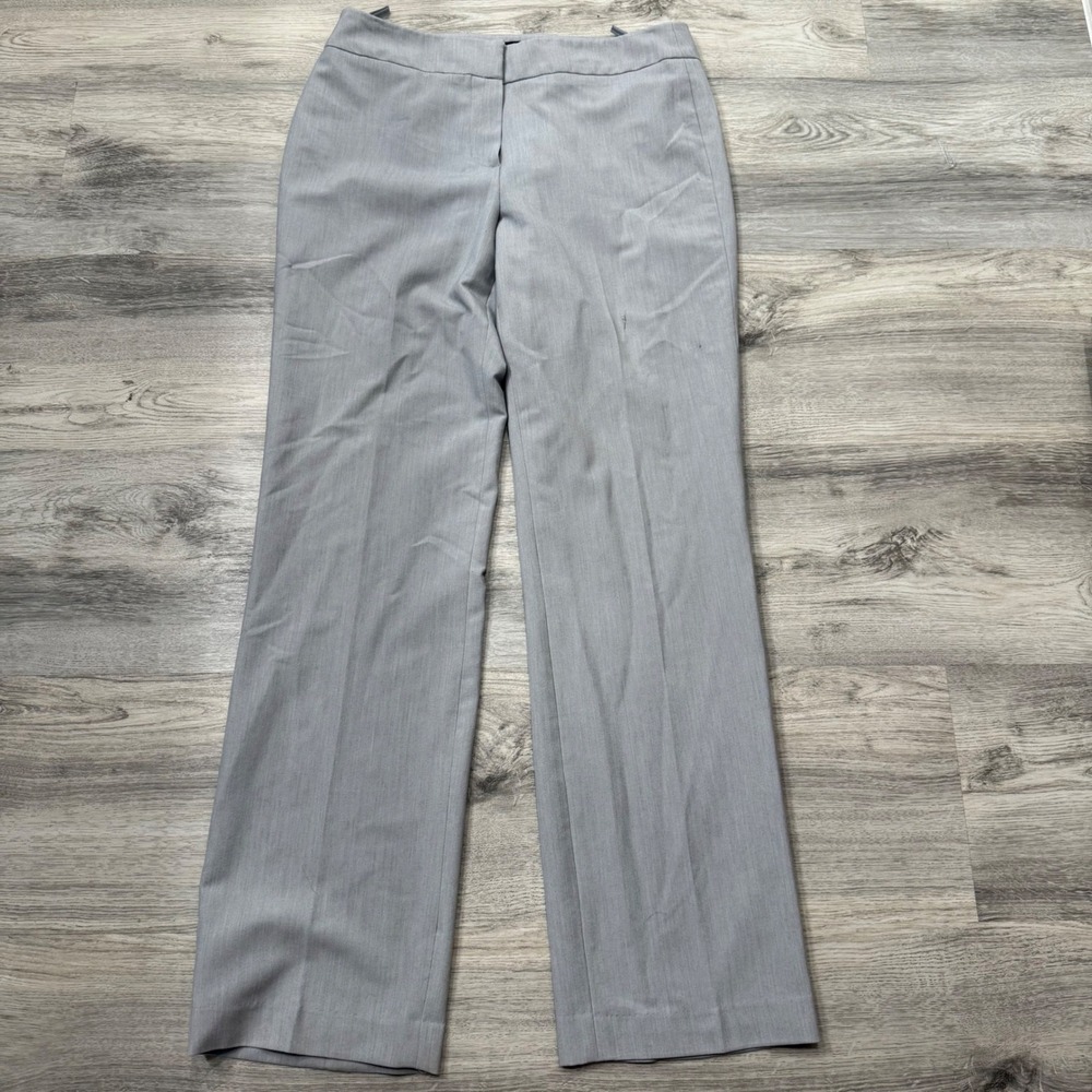 Zac & Rachel Women's Gray Straight Leg Dress Pants Size 6 - Picture 2 of 12